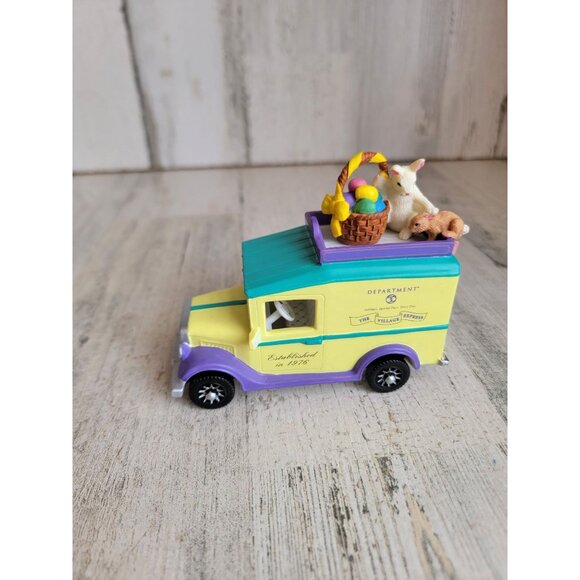 Dept 56 58641 Easter village Express van spring accessory - Picture 1 of 6
